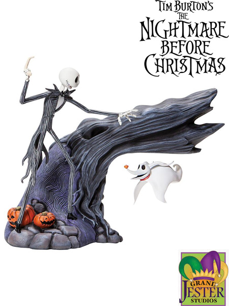 Grand Jester Studios The Nightmare Before Christmas Jack and Levitating Zero Statue